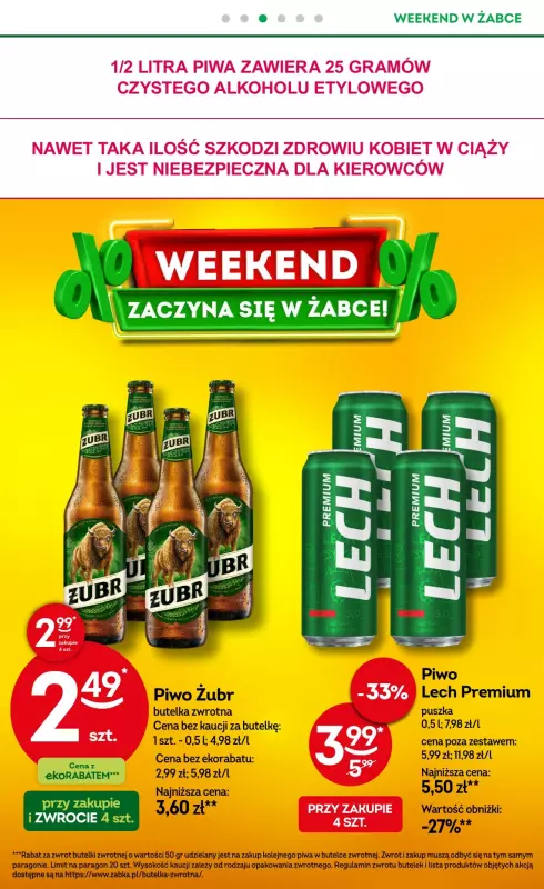 Żabka - gazetka promocyjna Gazetka weekendowa  do niedzieli 25.05 - strona 4
