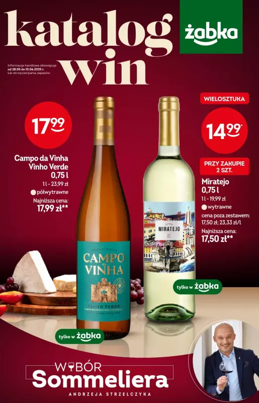 Żabka - gazetka promocyjna Katalog win od środy 28.05 do wtorku 10.06