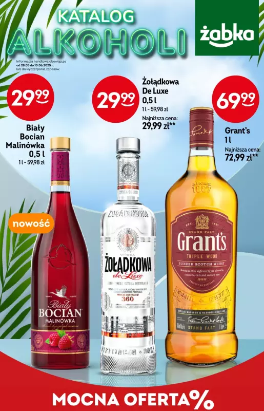 Żabka - gazetka promocyjna Katalog alkoholowy od środy 28.05 do wtorku 10.06