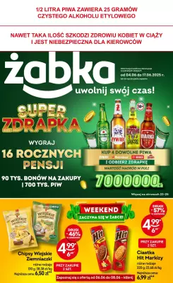 Żabka - gazetka promocyjna Gazetka od środy 04.06 do wtorku 17.06