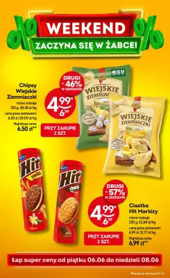 Żabka - gazetka promocyjna Gazetka weekendowa od czwartku 05.06 do niedzieli 08.06
