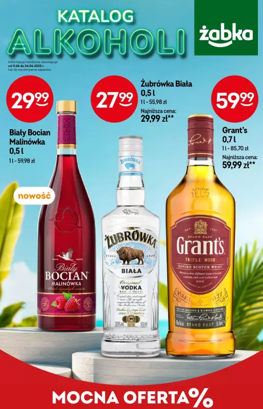 Żabka - gazetka promocyjna Katalog alkoholi  