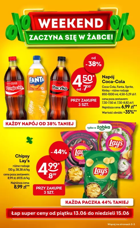Żabka - gazetka promocyjna Gazetka weekendowa  