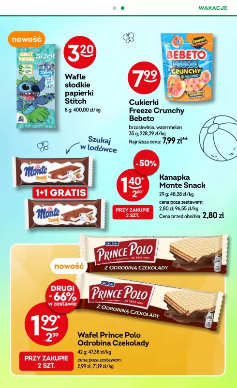 Żabka - gazetka promocyjna Gazetka od środy 18.06 do wtorku 01.07 - strona 57