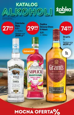 Żabka - gazetka promocyjna Katalog alkoholi  do wtorku 08.07
