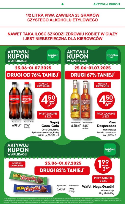 Żabka - gazetka promocyjna Gazetka od środy 18.06 do wtorku 01.07 - strona 13