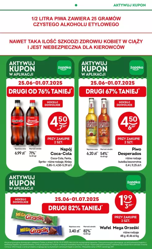 Żabka - gazetka promocyjna Gazetka od środy 18.06 do wtorku 01.07 - strona 13