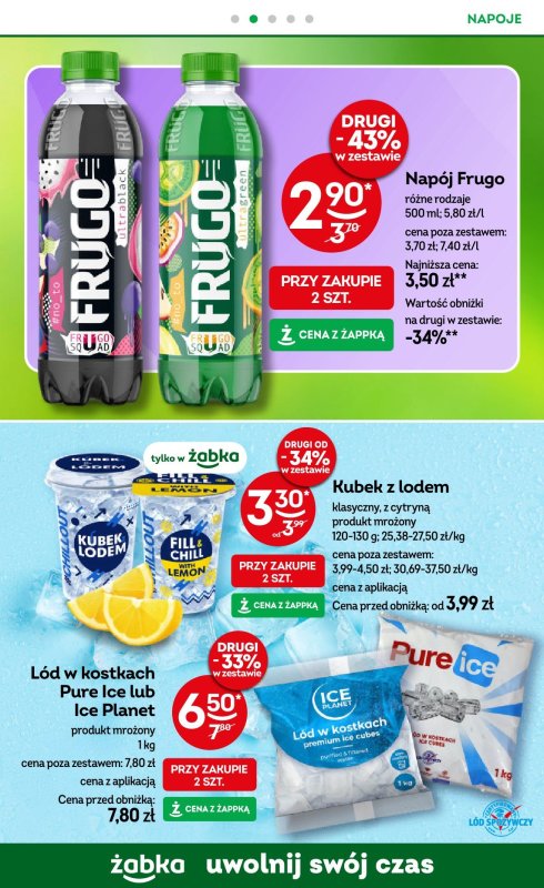 Żabka - gazetka promocyjna Gazetka od środy 18.06 do wtorku 01.07 - strona 45