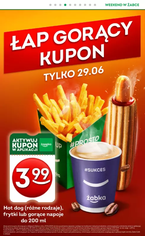 Żabka - gazetka promocyjna Gazetka weekendowa od piątku 27.06 do niedzieli 29.06 - strona 5