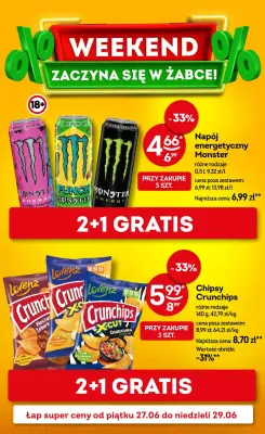 Żabka - gazetka promocyjna Gazetka weekendowa od piątku 27.06 do niedzieli 29.06