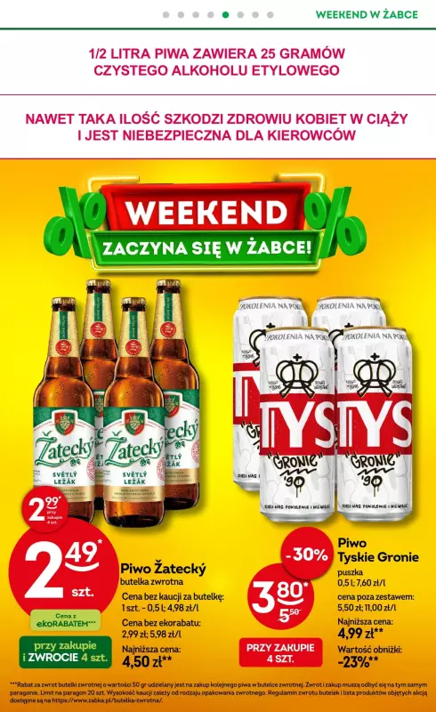 Żabka - gazetka promocyjna Gazetka weekendowa od piątku 04.07 do niedzieli 06.07 - strona 6