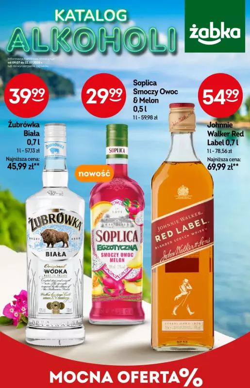 Żabka - gazetka promocyjna Katalog alkoholowy od środy 09.07 do wtorku 22.07