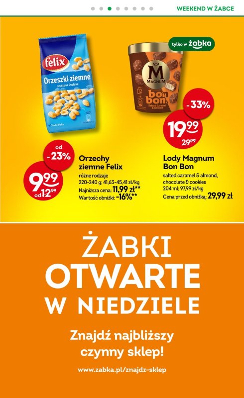 Żabka - gazetka promocyjna Gazetka weekendowa  do niedzieli 13.07 - strona 3