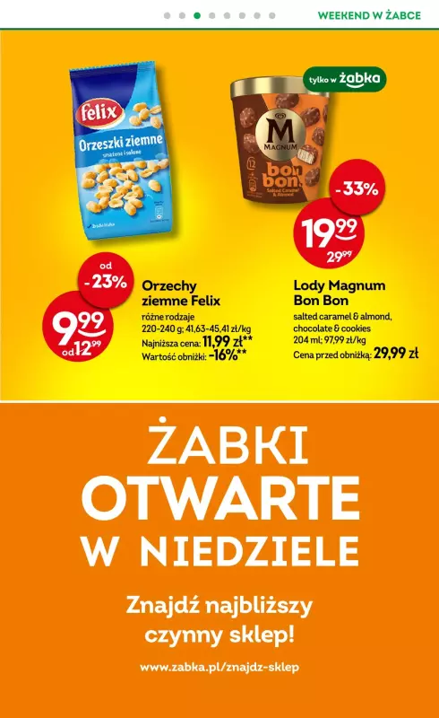 Żabka - gazetka promocyjna Gazetka weekendowa   - strona 3