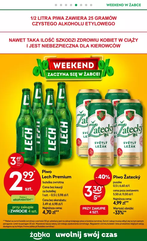 Żabka - gazetka promocyjna Gazetka weekendowa  do niedzieli 13.07 - strona 6