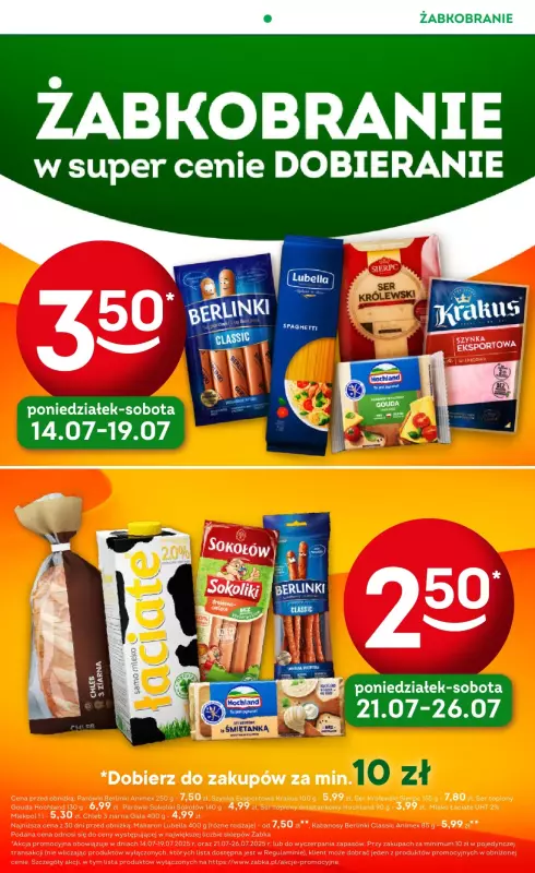 Żabka - gazetka promocyjna Gazetka od środy 16.07 do wtorku 29.07 - strona 54