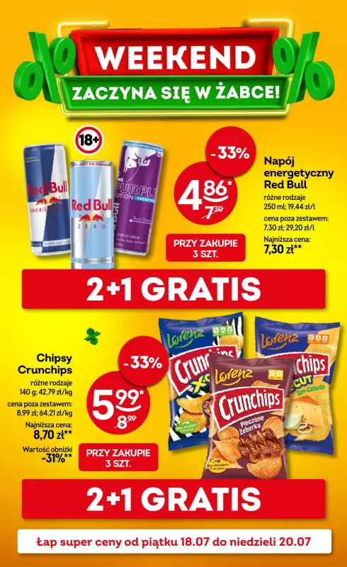 Żabka - gazetka promocyjna Gazetka weekendowa  