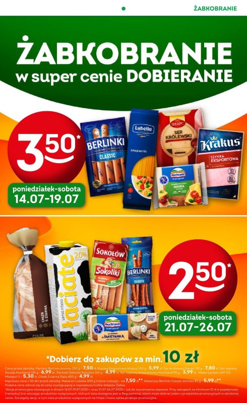 Żabka - gazetka promocyjna Gazetka od środy 16.07 do wtorku 29.07 - strona 54