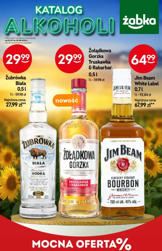 Żabka - gazetka promocyjna Katalog alkoholowy od środy 23.07 do wtorku 05.08