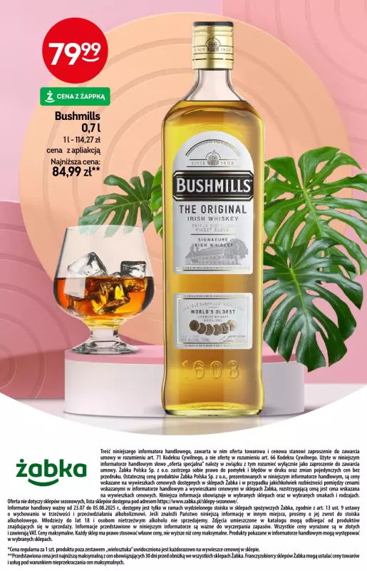 Żabka - gazetka promocyjna Katalog alkoholowy  do wtorku 05.08 - strona 20