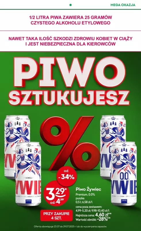 Żabka - gazetka promocyjna Gazetka od środy 16.07 do wtorku 29.07 - strona 13