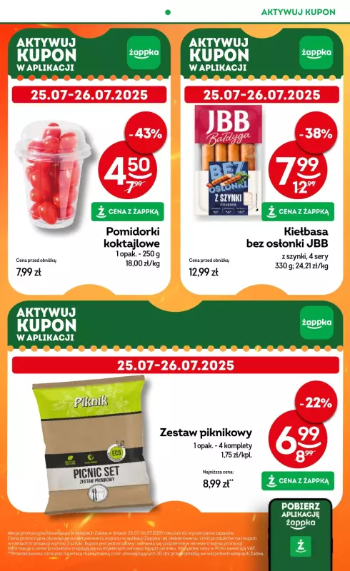 Żabka - gazetka promocyjna Gazetka od środy 16.07 do wtorku 29.07 - strona 21