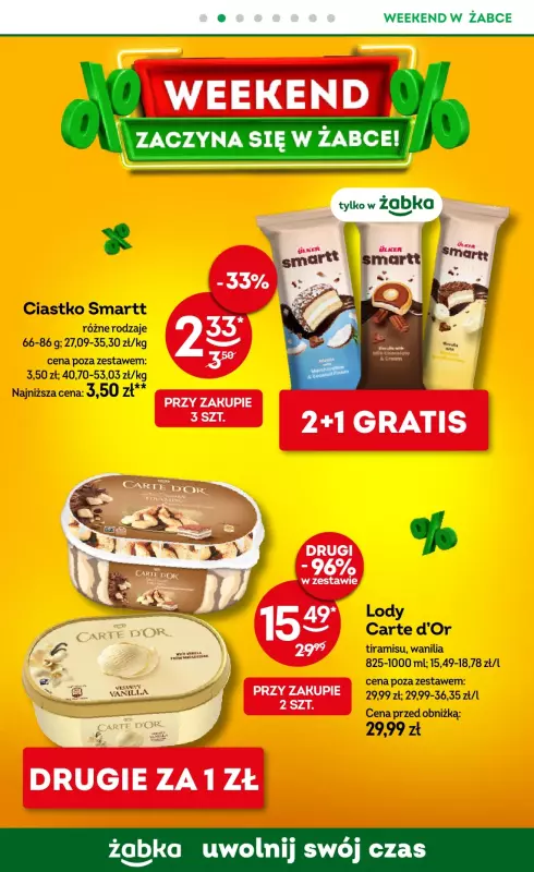 Żabka - gazetka promocyjna Gazetka weekendowa   - strona 3