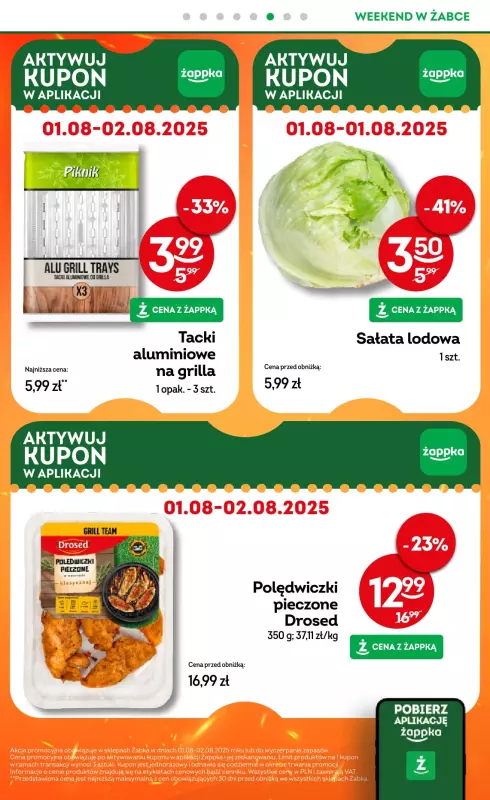 Żabka - gazetka promocyjna Gazetka weekendowa  do niedzieli 03.08 - strona 7