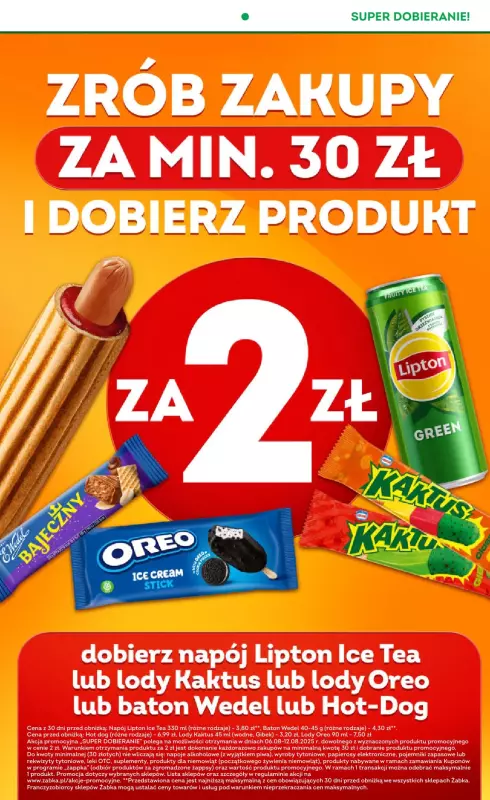 Żabka - gazetka promocyjna Gazetka od środy 30.07 do wtorku 12.08 - strona 6