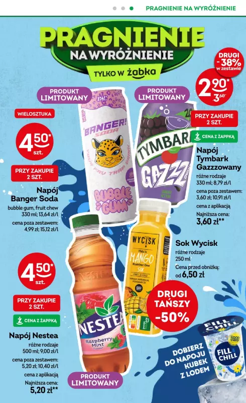 Żabka - gazetka promocyjna Gazetka od środy 30.07 do wtorku 12.08 - strona 18