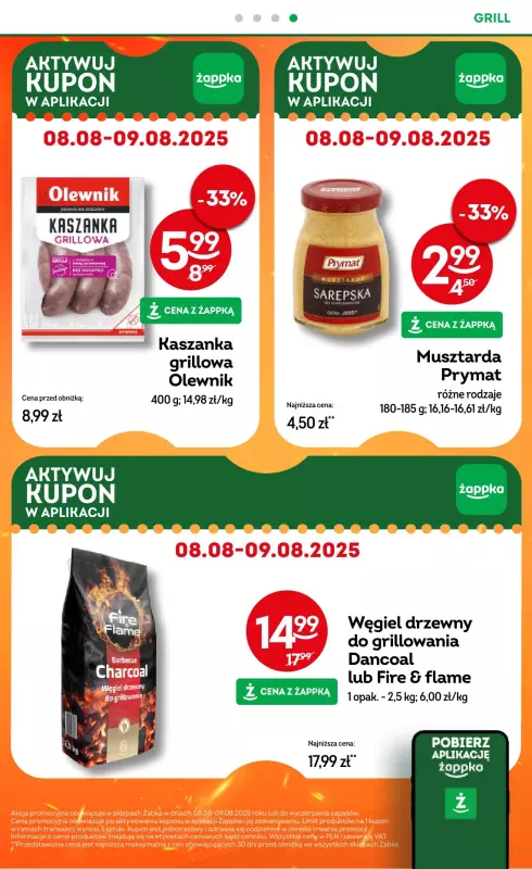Żabka - gazetka promocyjna Gazetka od środy 30.07 do wtorku 12.08 - strona 33