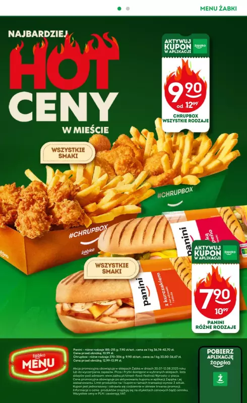 Żabka - gazetka promocyjna Gazetka od środy 30.07 do wtorku 12.08 - strona 58
