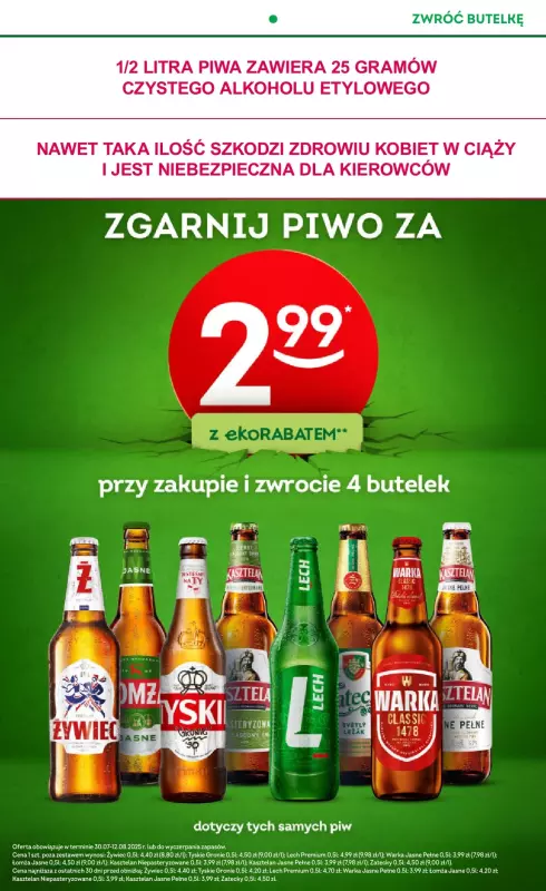 Żabka - gazetka promocyjna Gazetka od środy 30.07 do wtorku 12.08 - strona 4