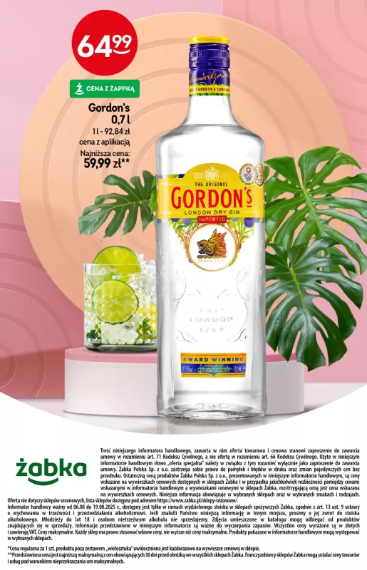 Żabka - gazetka promocyjna Katalog alkoholowy  do wtorku 19.08 - strona 26