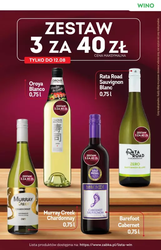 Żabka - gazetka promocyjna Katalog win od środy 06.08 do wtorku 19.08 - strona 3