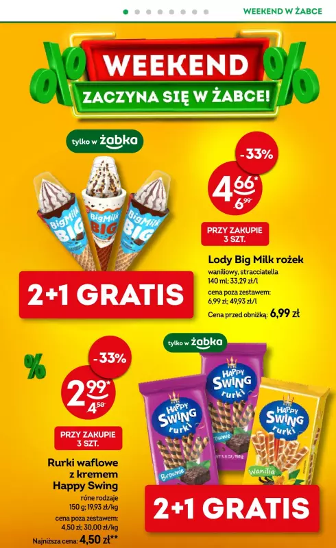 Żabka - gazetka promocyjna Gazetka weekendowa   - strona 2