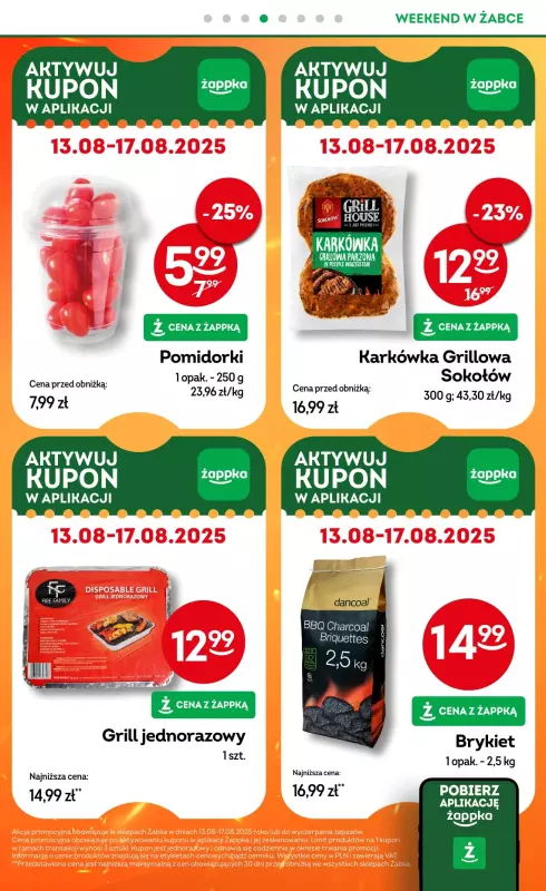 Żabka - gazetka promocyjna Gazetka weekendowa  do poniedziałku 18.08 - strona 5