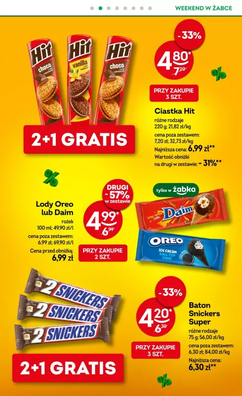 Żabka - gazetka promocyjna Gazetka weekendowa  do poniedziałku 18.08 - strona 3