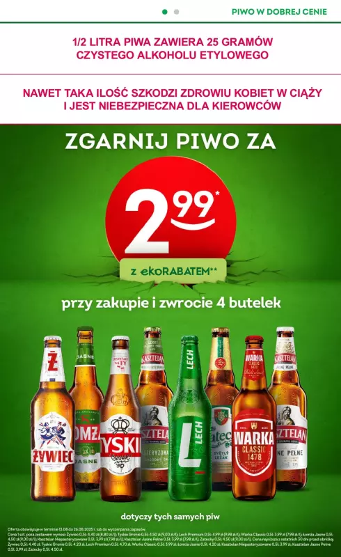 Żabka - gazetka promocyjna Gazetka od środy 13.08 do wtorku 26.08 - strona 8