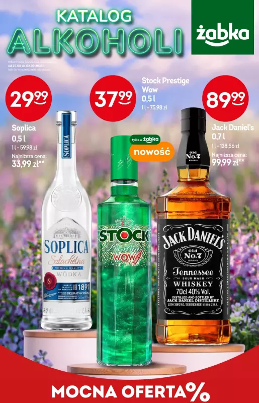 Żabka - gazetka promocyjna Katalog alkoholowy od środy 20.08 do wtorku 02.09