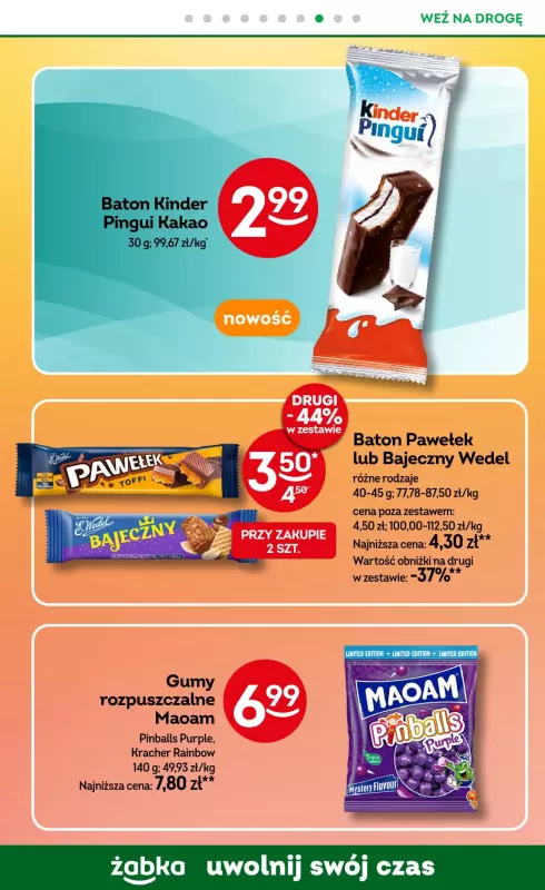 Żabka - gazetka promocyjna Gazetka od środy 13.08 do wtorku 26.08 - strona 63