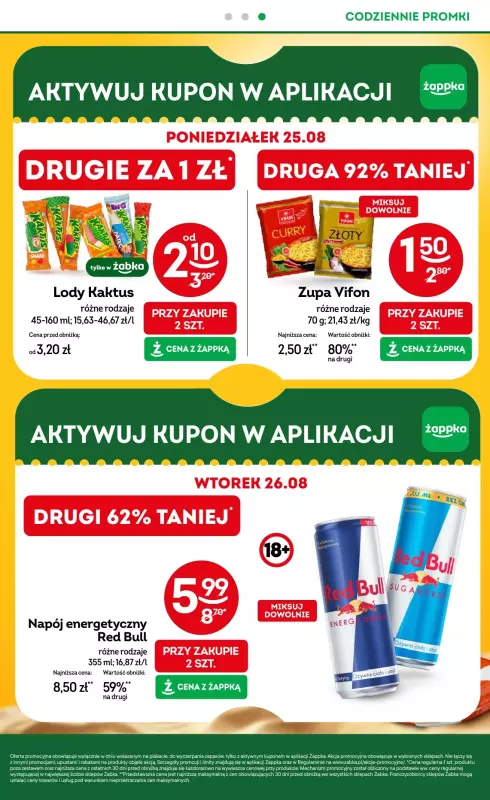 Żabka - gazetka promocyjna Gazetka od środy 13.08 do wtorku 26.08 - strona 4