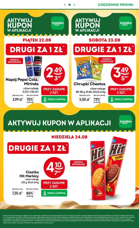 Żabka - gazetka promocyjna Gazetka od środy 13.08 do wtorku 26.08 - strona 3