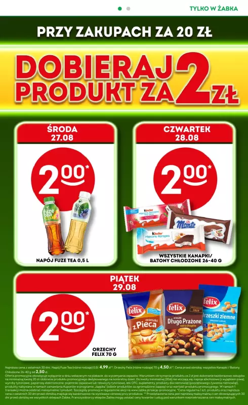 Żabka - gazetka promocyjna Gazetka od środy 27.08 do środy 10.09 - strona 2
