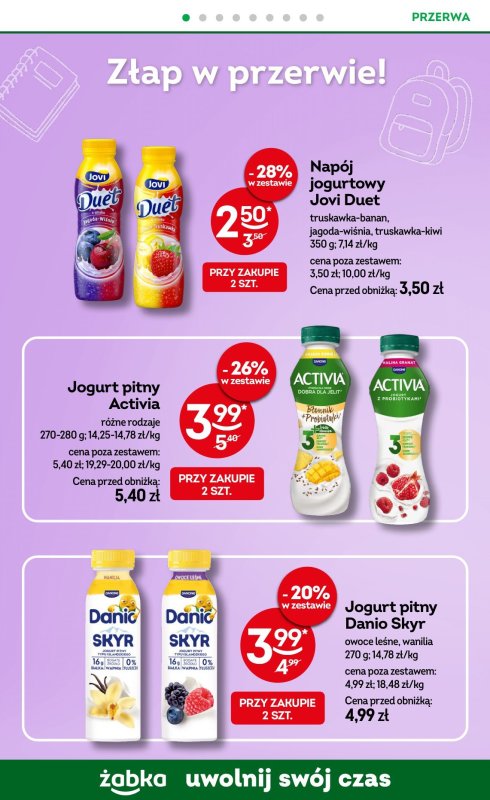 Żabka - gazetka promocyjna Gazetka od środy 27.08 do środy 10.09 - strona 60