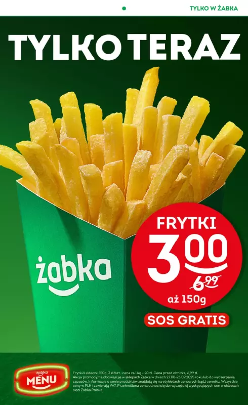 Żabka - gazetka promocyjna Gazetka od środy 27.08 do środy 10.09 - strona 9