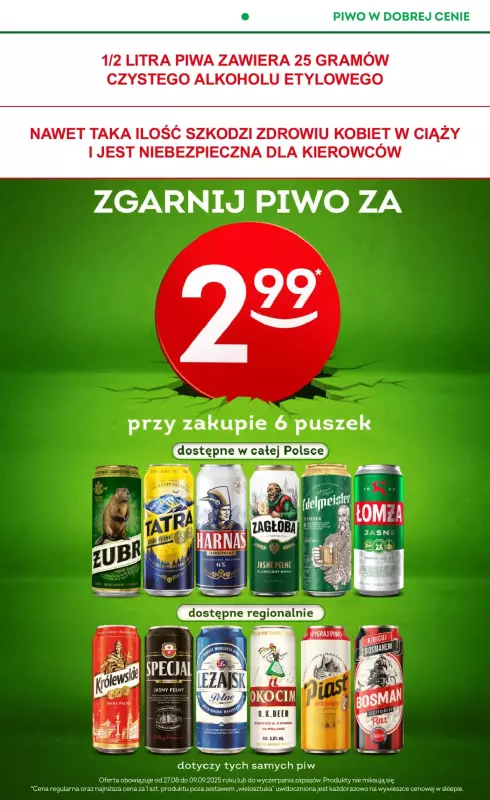 Żabka - gazetka promocyjna Gazetka od środy 27.08 do środy 10.09 - strona 11
