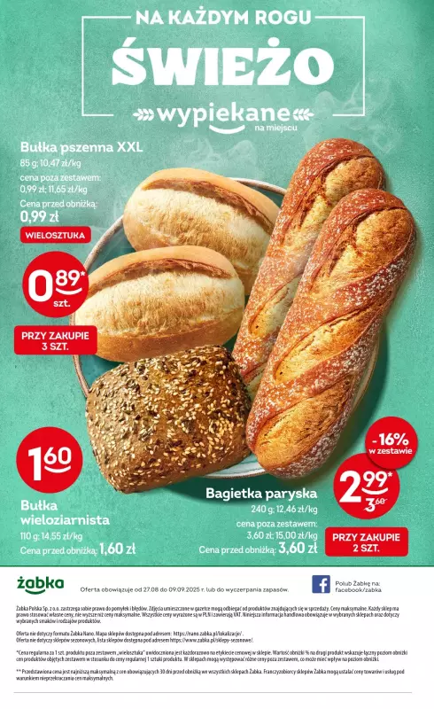 Żabka - gazetka promocyjna Gazetka Spożywcza od środy 27.08 do wtorku 09.09 - strona 18