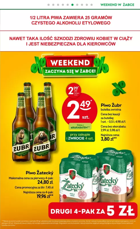 Żabka - gazetka promocyjna Gazetka weekendowa od czwartku 28.08 do niedzieli 31.08 - strona 7
