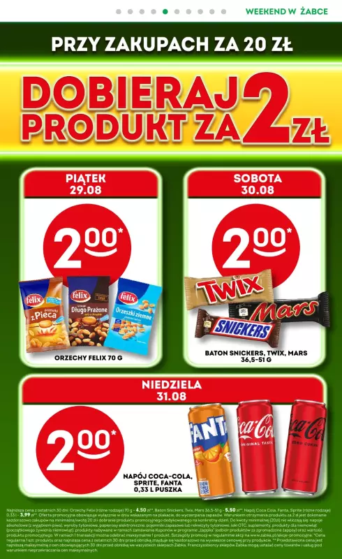 Żabka - gazetka promocyjna Gazetka weekendowa od czwartku 28.08 do niedzieli 31.08 - strona 6